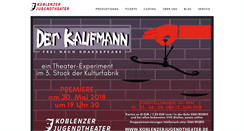 Desktop Screenshot of koblenzerjugendtheater.de